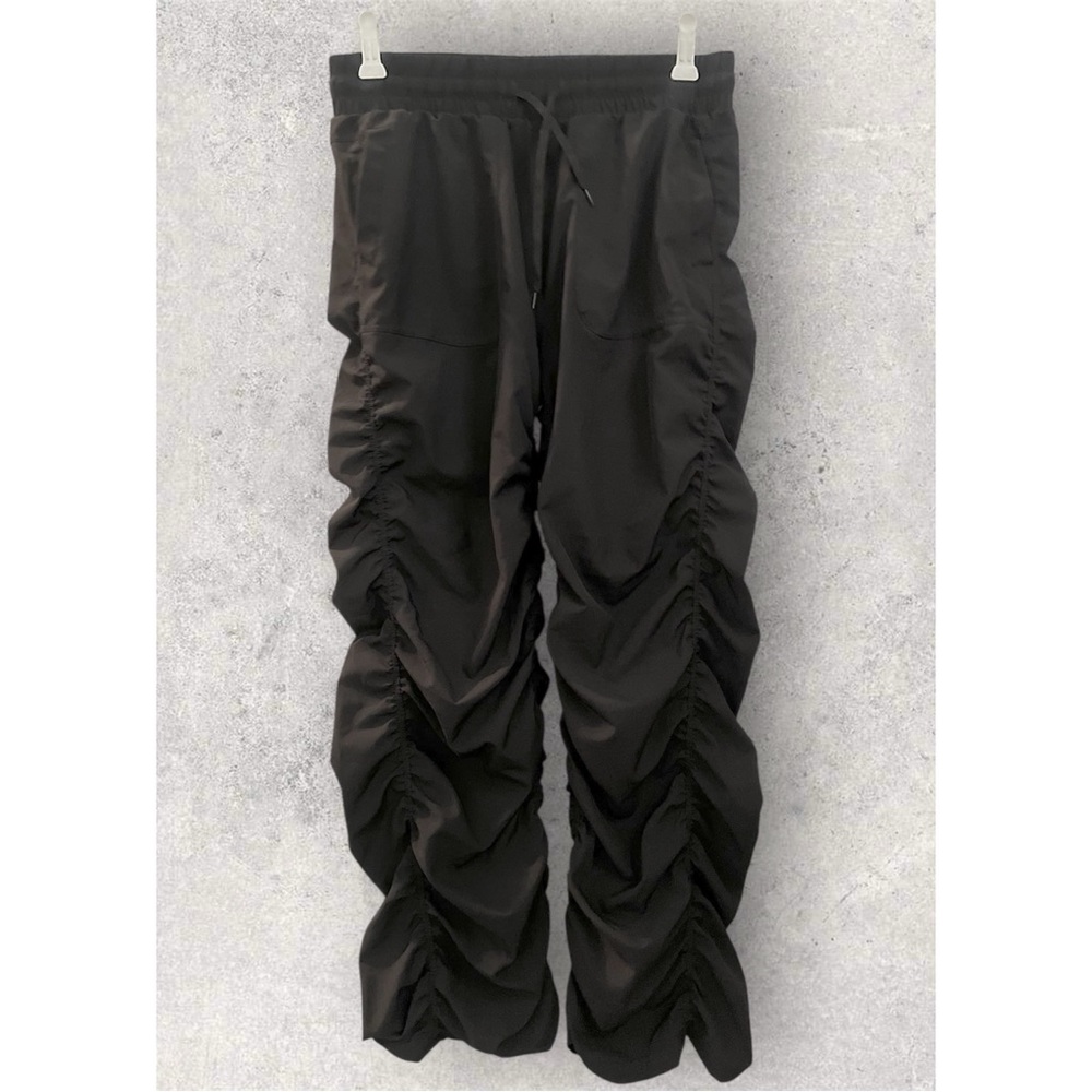 Yogipace Yoga Pants Black Ruched Small
